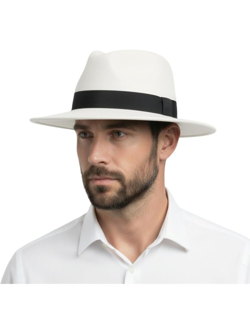 Vintage Wide Brim Fedora Hat for Men & Women | Classic 1920s Panama Style